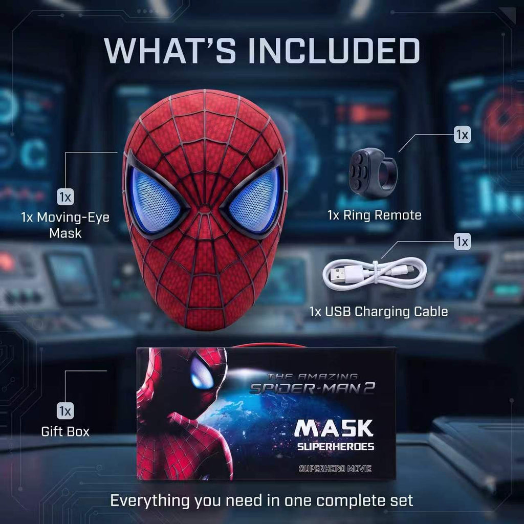 Maska S1 Spidey mrugające oczy SpiderGadżet™