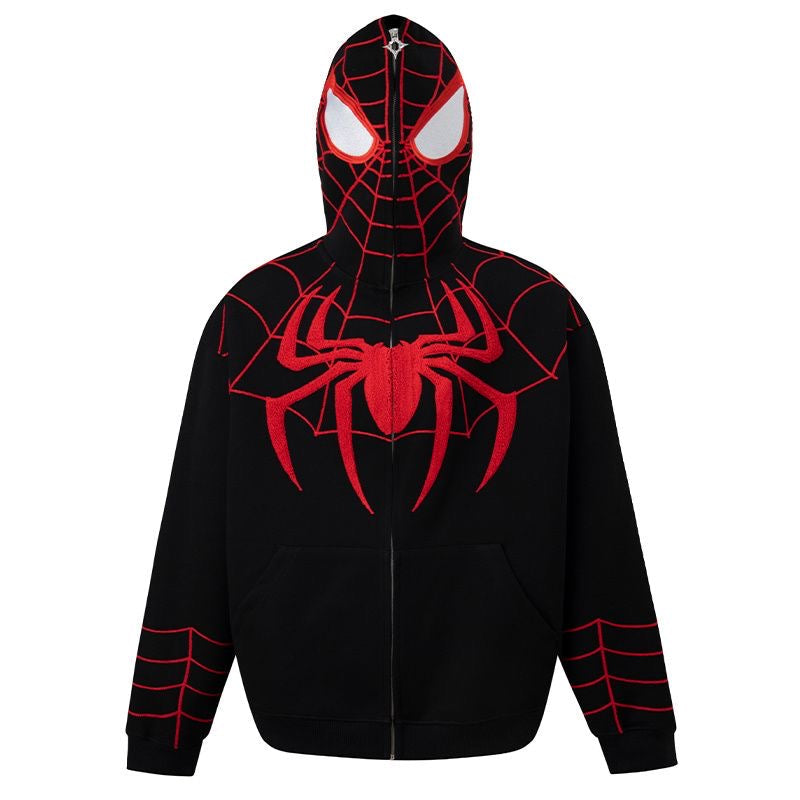 Kiminotostyle™ Spider Hoodie Zip Up