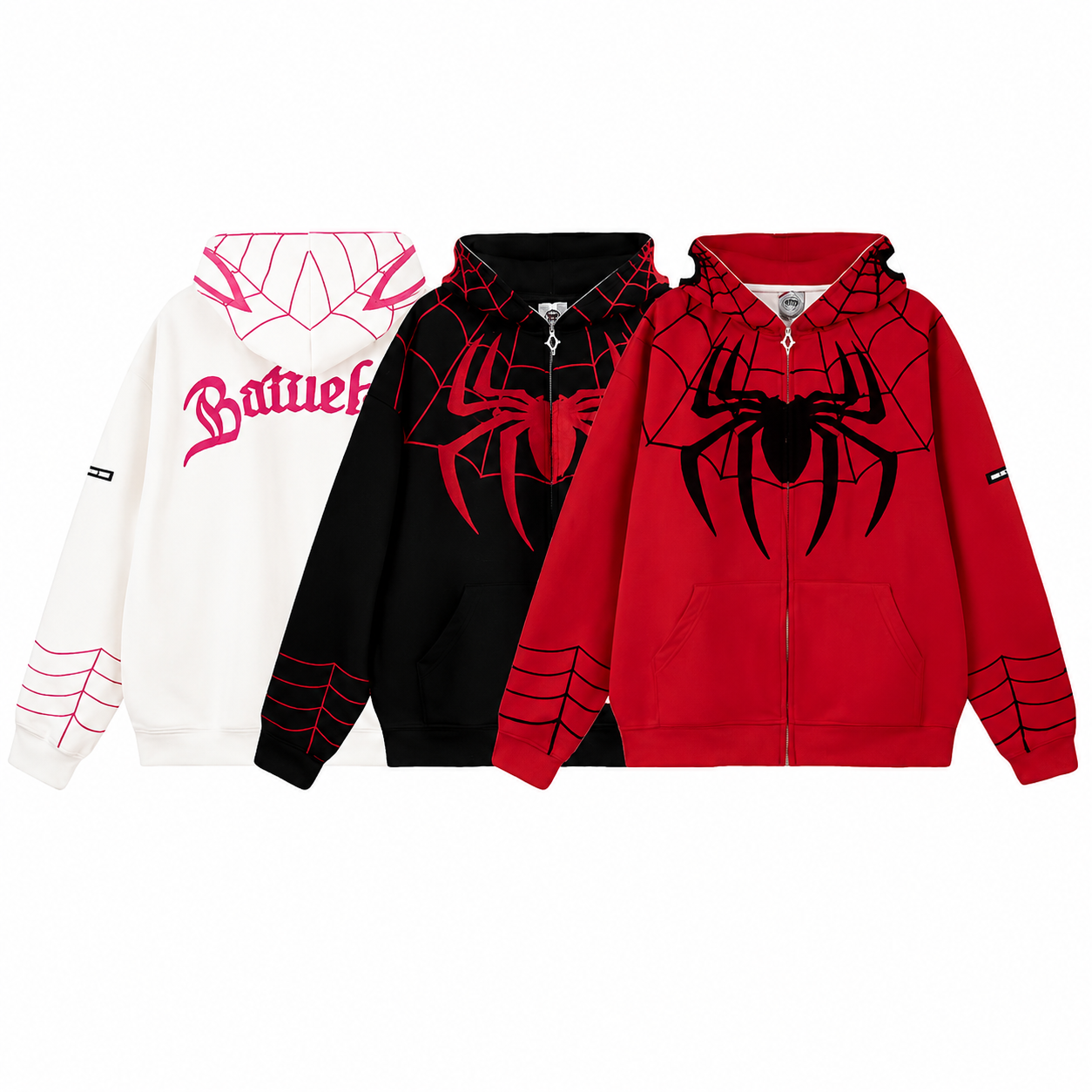 Kiminotostyle™ Spider Hoodie Zip Up
