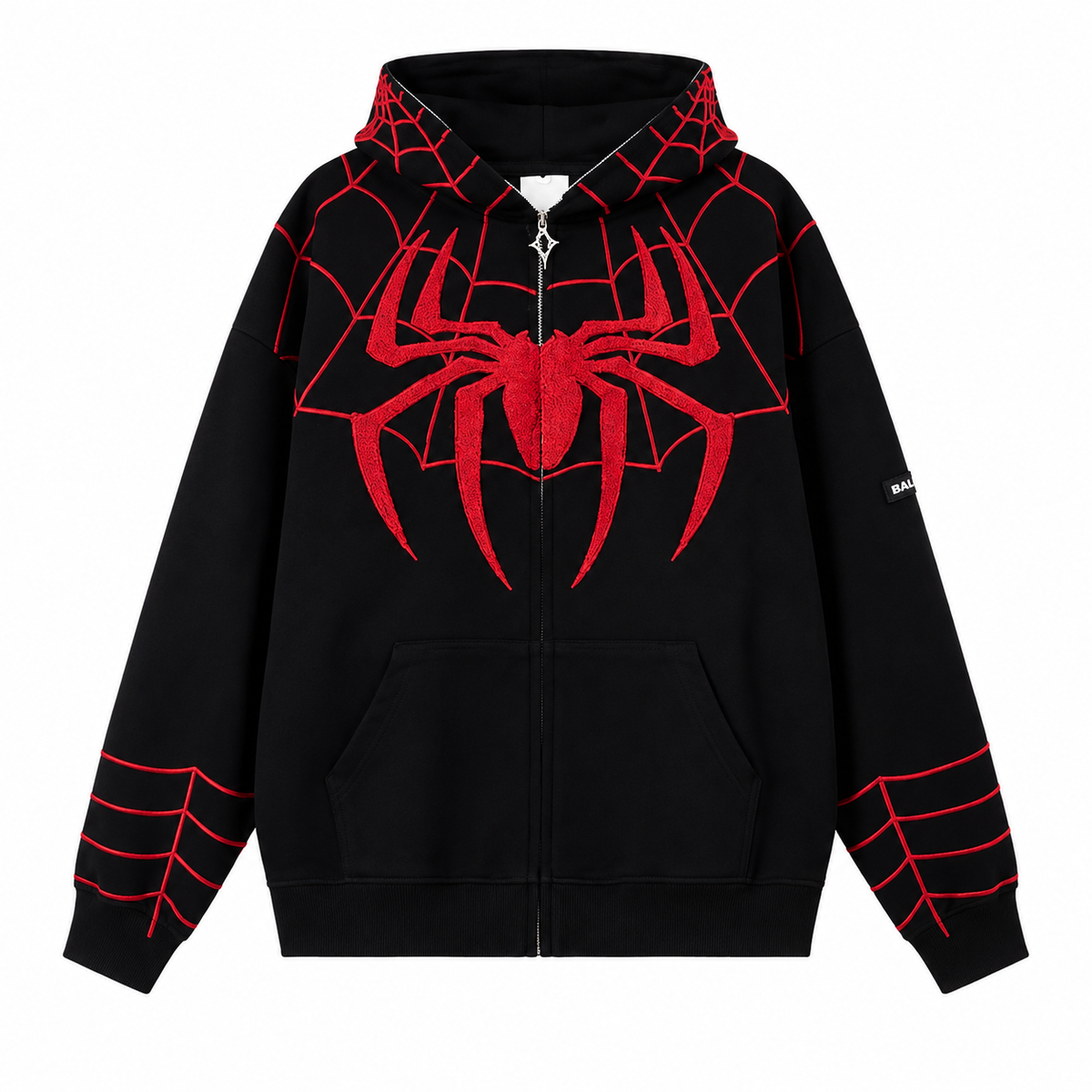 Kiminotostyle™ Spider Hoodie Zip Up
